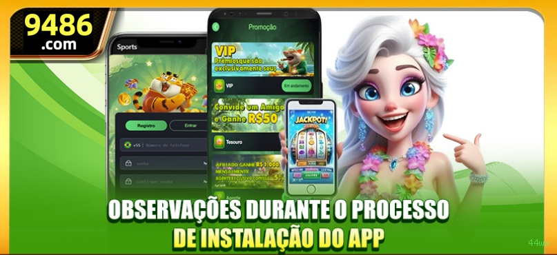 Conta 44ww sincronizada site e app